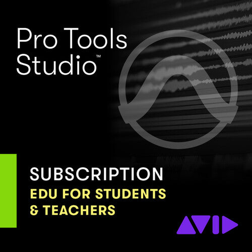 ProTools Studio 1yr Subscription EDU (Estudiantes / Maestros)