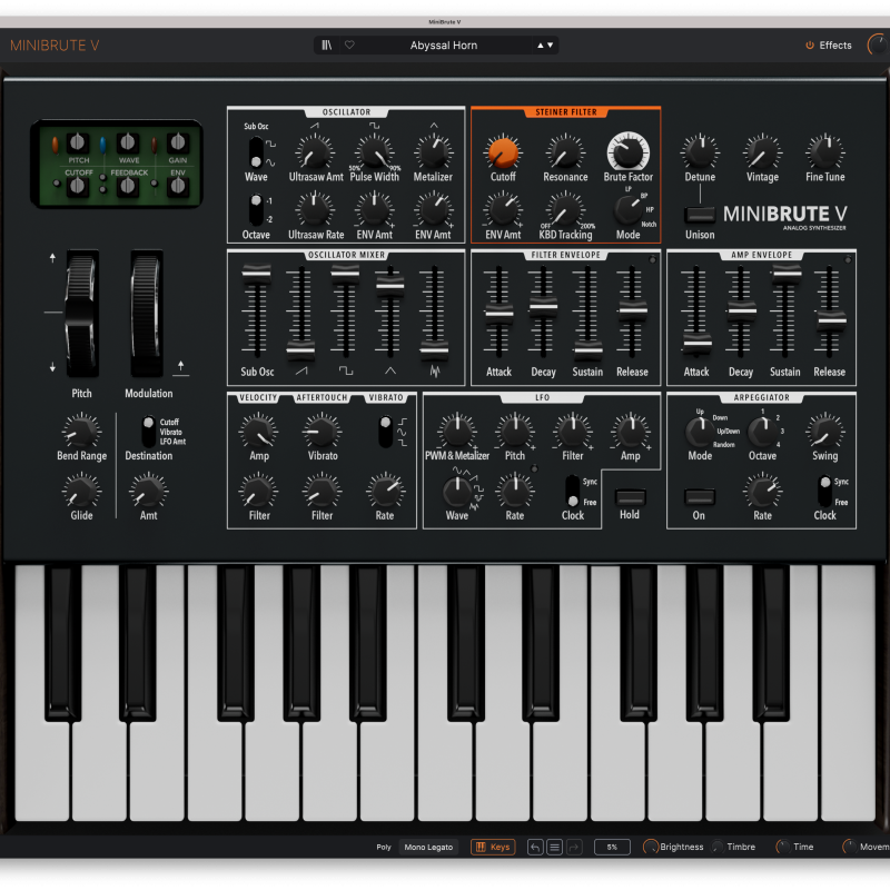 Arturia MiniBrute V