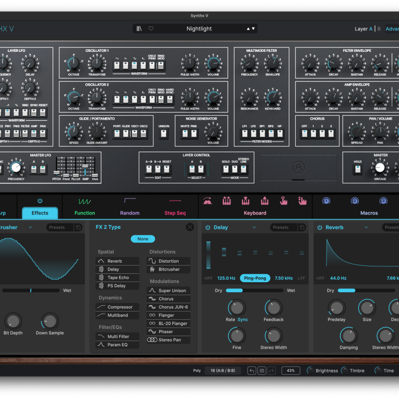 Arturia Synthx V