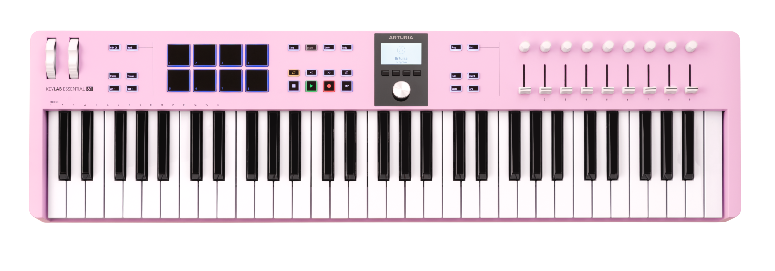 KeyLab_Essential61_RoseQuartz_TOP